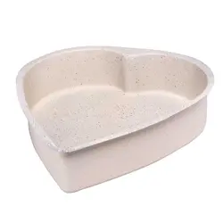 قالب کیک تفلون طرح قلب – سایز بزرگ