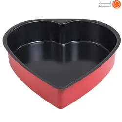 قالب کیک تفلون طرح قلب – سایز بزرگ