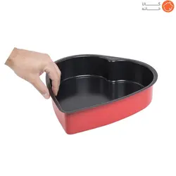 قالب کیک تفلون طرح قلب – سایز بزرگ
