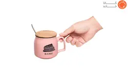 ماگ قاشق دار رنگی کد 7333