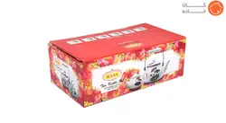 ست کتری و قوری لعابی راسا کد 8003