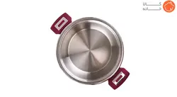 قابلمه استیل بونرا طرح Retro کد 60022 سایز 22