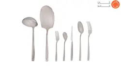 سرویس قاشق چنگال استیل 33 پارچه هپی فمیلی کد 503