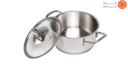 قابلمه استیل بونرا سایز 16 مدل امگا کد 50016