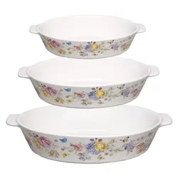 ست تابه چینی بیضی هوم کینگ کد 2 – 1510