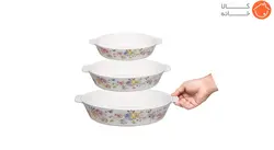 ست تابه چینی بیضی هوم کینگ کد 2 – 1510