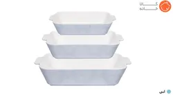 ست تابه چینی مستطیل هوم کینگ کد 1340