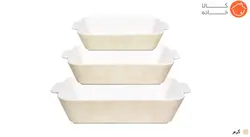 ست تابه چینی مستطیل هوم کینگ کد 1340