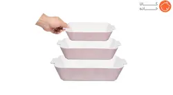 ست تابه چینی مستطیل هوم کینگ کد 1340