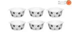 پیاله ماست خوری رومنس کد 12401 – بسته 6 عددی