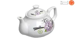 ست کتری و قوری لعابی راسا کد 8005