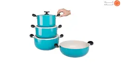 سرویس قابلمه 7 پارچه بروسک مدل 8010