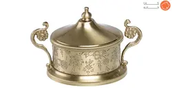 سرویس چای خوری برنجی ایران کادو مدل 10020