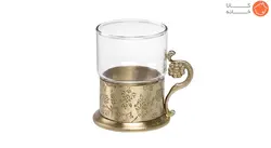 سرویس چای خوری برنجی ایران کادو مدل 10020