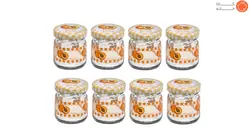 ست جای ادویه 8 پارچه هروین طرح زردآلو مدل 1001