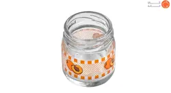 ست جای ادویه 8 پارچه هروین طرح زردآلو مدل 1001