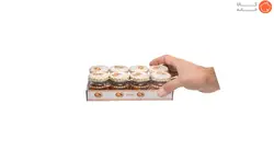 ست جای ادویه 8 پارچه هروین طرح زردآلو مدل 1001