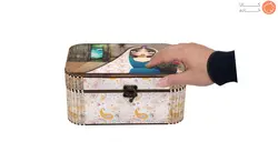 جعبه لوازم خیاطی پرانی مدل 381