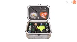 جعبه لوازم خیاطی پرانی مدل 383