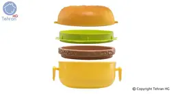 ظرف غذا تیتیز طرح همبرگر مدل 9080