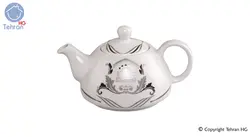 ست کتری قوری طلایی تی وان تی مدل 402