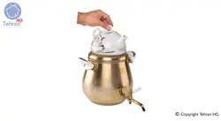 ست کتری قوری طلایی تی وان تی مدل 402