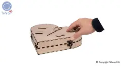 جعبه لوازم خیاطی پرانی مدل 24