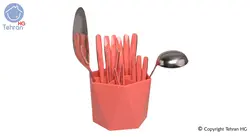 ست قاشق و چنگال 33 پارچه سی اند اس مدل دیاموند1031