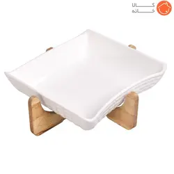 سالاد خوری چوب سرامیک گلدن هوم کد 2143