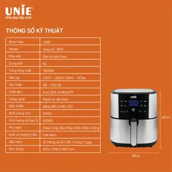 سرخ کن رژیمی یونی مدل ue-800