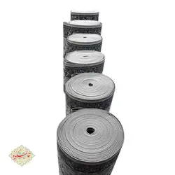 گلیم کناره طرح پیچک طوسی