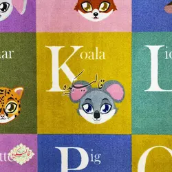 فرش کودک طرح الفبای انگلیسی کد 100219