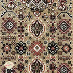 گلیم کناره، طرح قشقایی نخودی