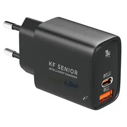شارژر دیواری 20 وات کی اف سنیور مدل KF Senior TH-120