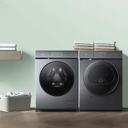 ست ماشین لباس شویی و خشک شیائومی مدل XQG100MJ102S