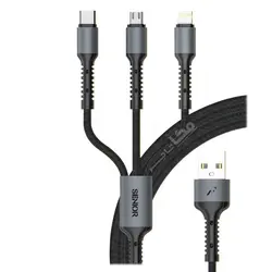 کابل شارژر سه کاره KF Senior مدل U33