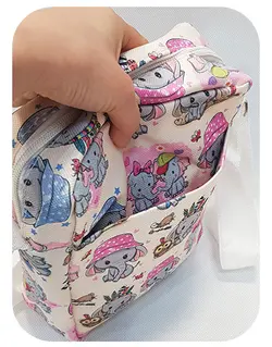 کد 982 کیف دوشی بچگانه-دخترانه طرح کارتونی