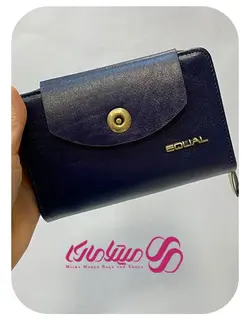 کد 1843 کیف پول زنانه چرم طبیعی اکوال