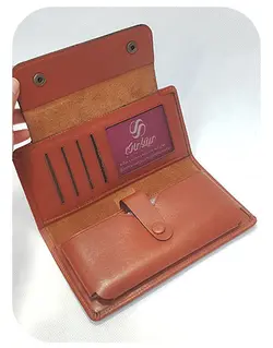 کد 2017 کیف پول کتی چرم طبیعی پارما