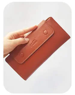 کد 2017 کیف پول کتی چرم طبیعی پارما