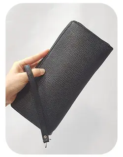 کیف دسته چک چرم طبیعی کد 3000