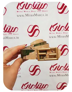 کد 1030 کمربند دخترانه 2 سانتی برند و طرح دار