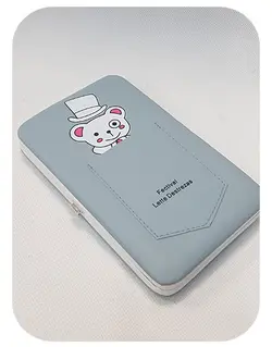 کیف پول مانیکوری خرس مهربون کد 3053