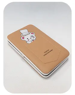 کیف پول مانیکوری خرس مهربون کد 3053