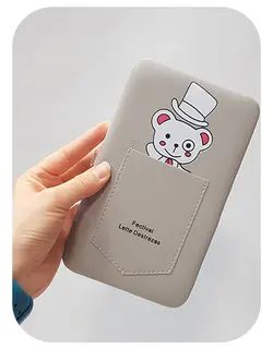 کیف پول مانیکوری خرس مهربون کد 3053