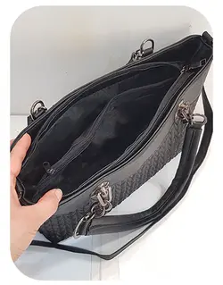 کد 1698 کیف دستی دوشی طرح بافت