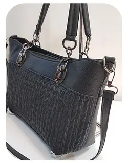 کد 1698 کیف دستی دوشی طرح بافت