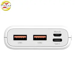 شارژر همراه سیلیکون پاور مدل C20QC  ظرفیت 20000 میلی‌آمپرساعت