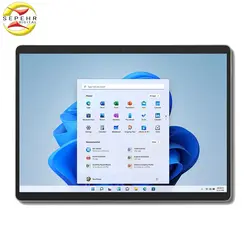 تبلت مایکروسافت مدل Surface Pro 8 - A ظرفیت 128 گیگابایت به همراه کیبورد Black Type Cover