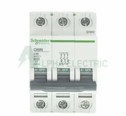 کلید مینیاتوری 3 پل 40 امپر اشنایدر - الفا الکتریک